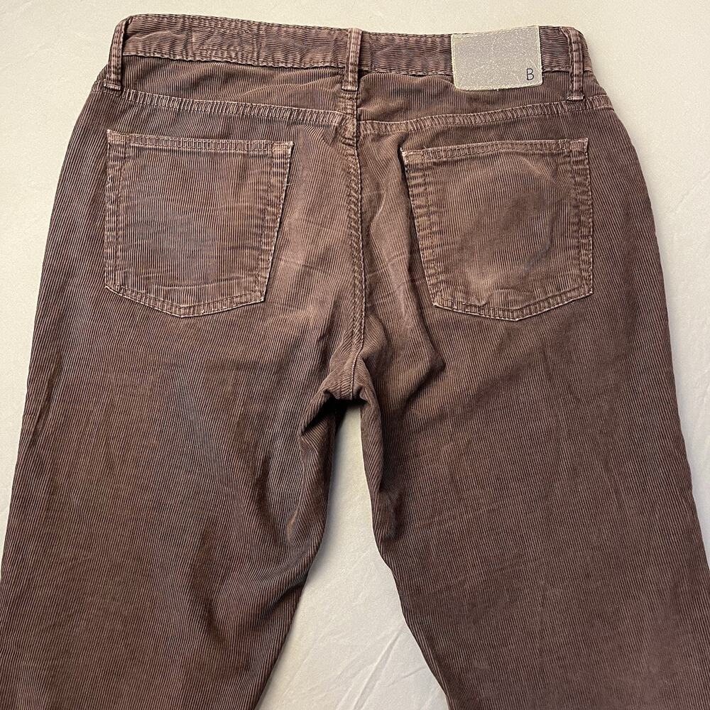 Bonobos Corduroy Pants Mens 31x30 Brown Slim Straight Stretch Classic Trouser - Picture 6 of 12